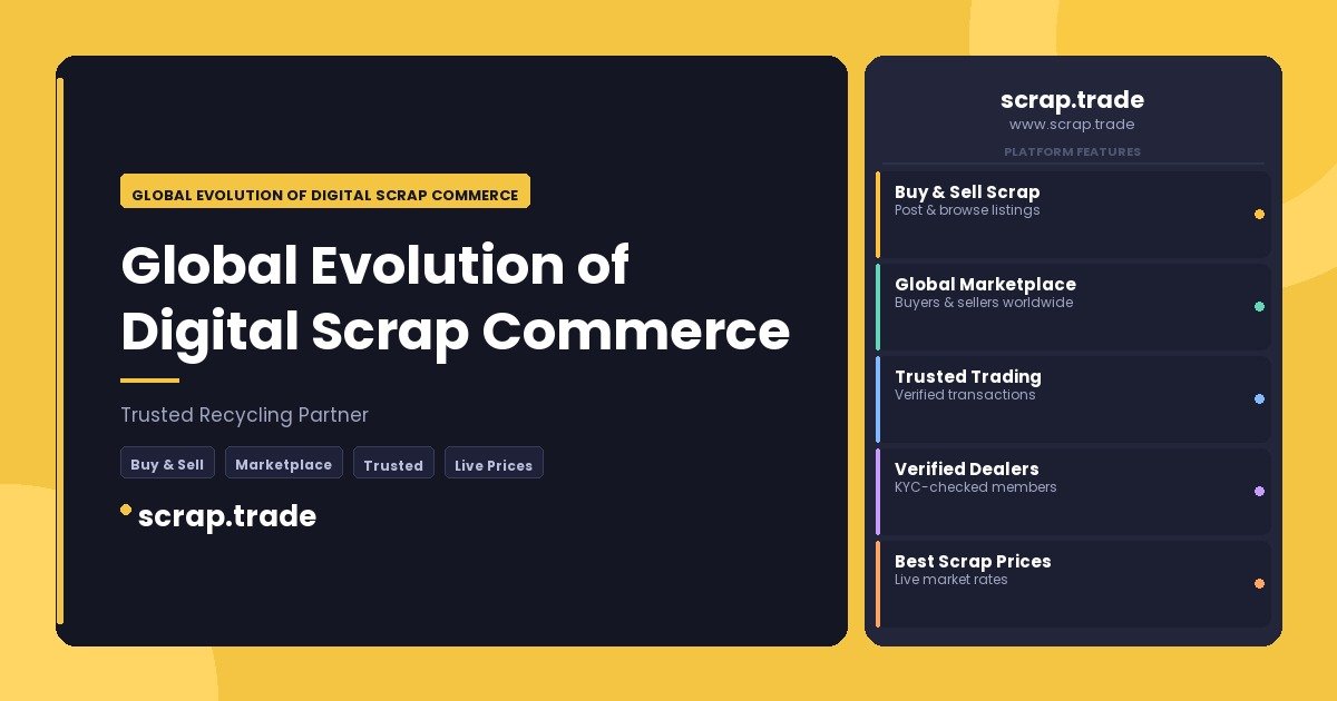 Global Evolution of Digital Scrap Commerce - Global Evolution of Digital Scrap Commerce