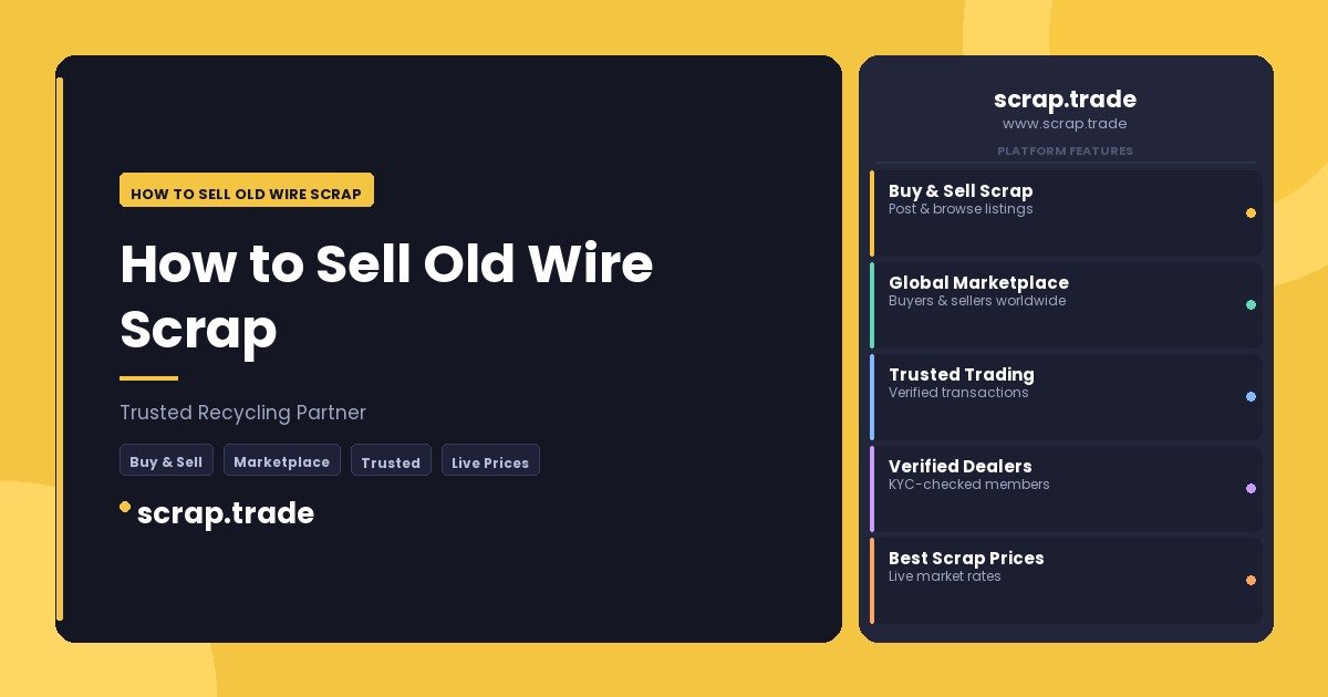 How to Sell Old Wire Scrap - How to Sell Old Wire Scrap