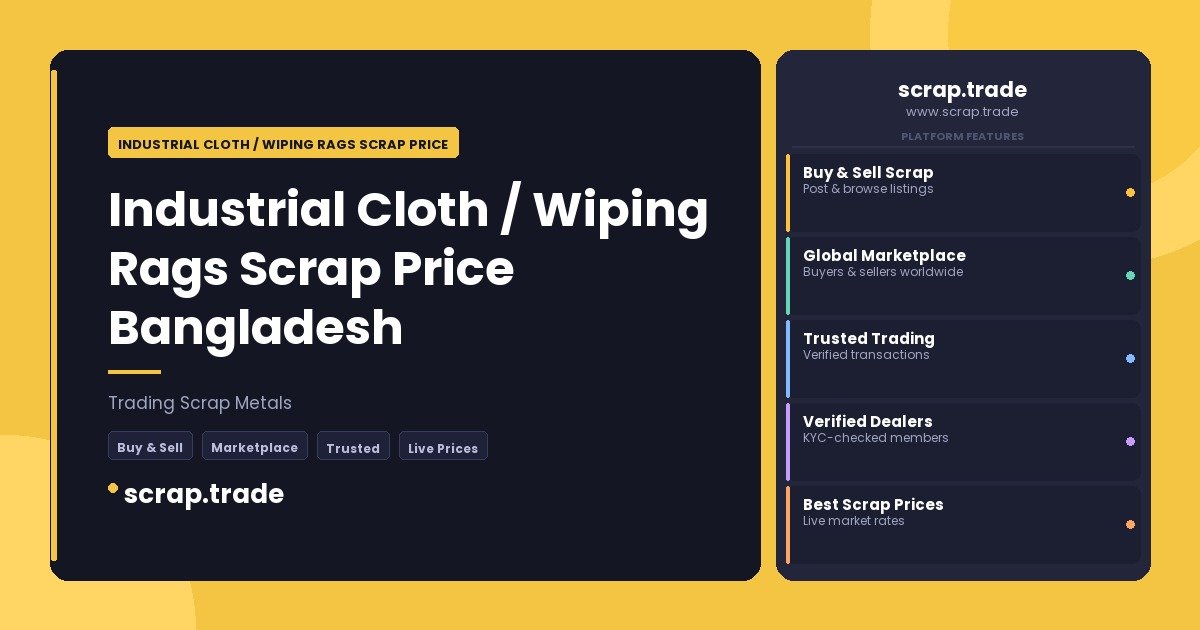 Industrial Cloth / Wiping Rags Scrap Price Bangladesh - Industrial Cloth / Wiping Rags Scrap Price Bangladesh