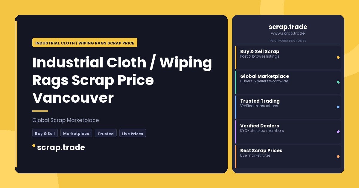 Industrial Cloth / Wiping Rags Scrap Price Vancouver - Industrial Cloth / Wiping Rags Scrap Price Vancouver