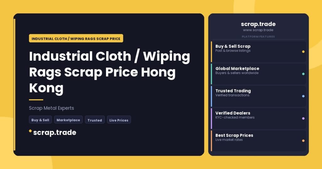Industrial Cloth / Wiping Rags Scrap Price Hong Kong - Industrial Cloth / Wiping Rags Scrap Price Hong Kong
