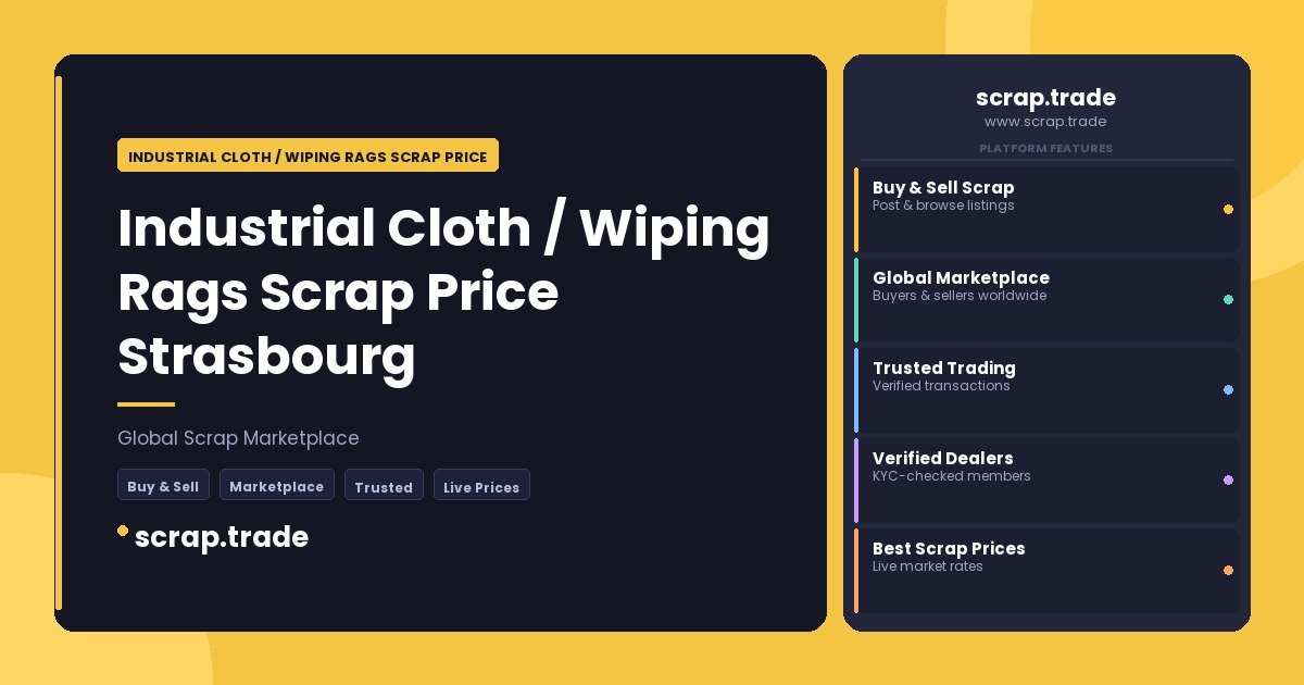 Industrial Cloth / Wiping Rags Scrap Price Strasbourg - Industrial Cloth / Wiping Rags Scrap Price Strasbourg