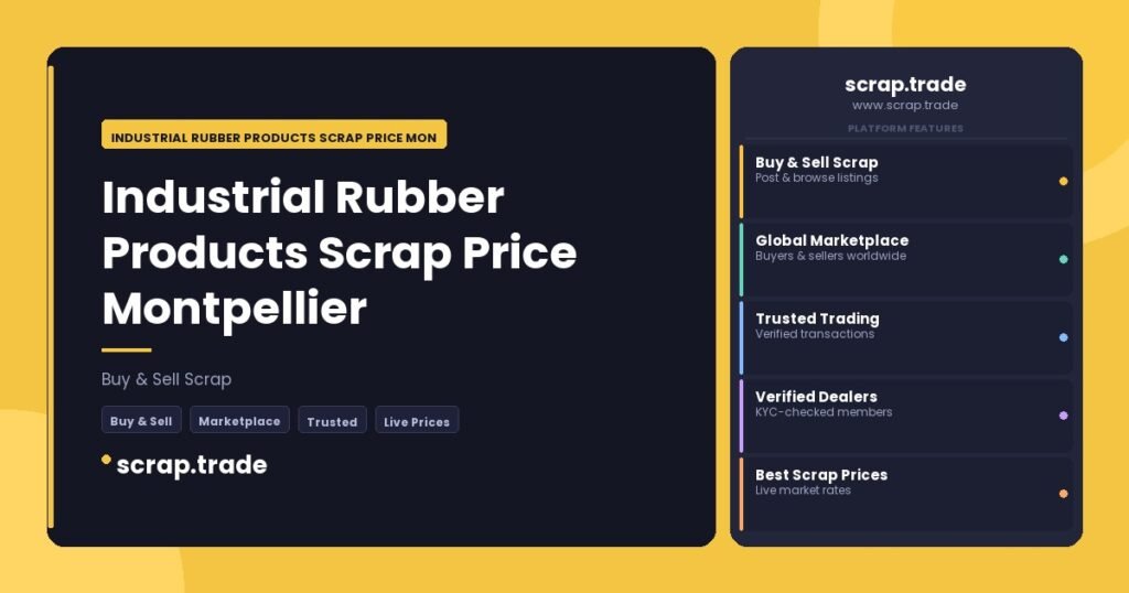 Industrial Rubber Products Scrap Price Montpellier - Industrial Rubber Products Scrap Price Montpellier