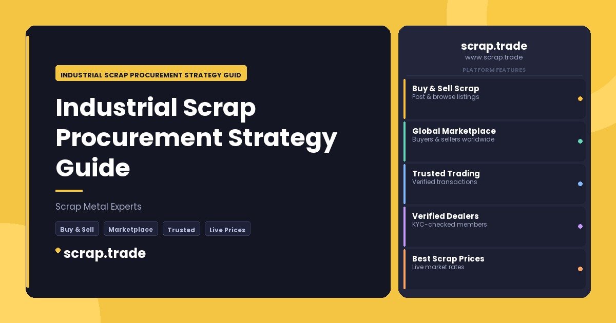 Industrial Scrap Procurement Strategy Guide - Industrial Scrap Procurement Strategy Guide