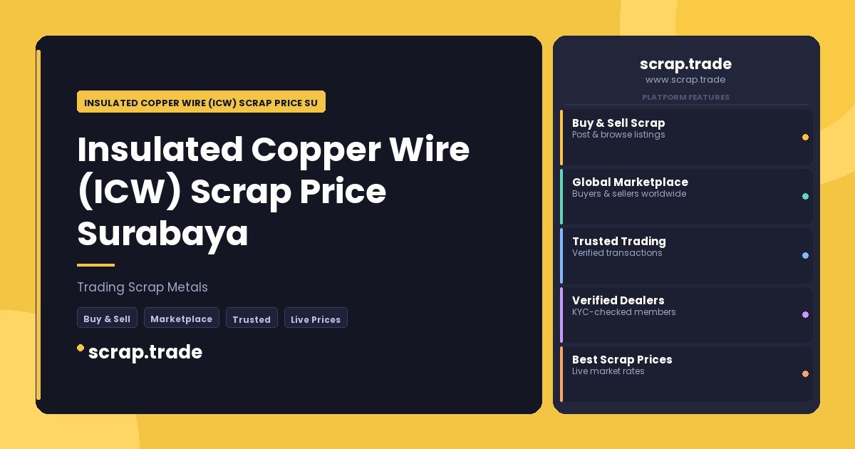 Insulated Copper Wire (ICW) Scrap Price Surabaya - Insulated Copper Wire (ICW) Scrap Price Surabaya