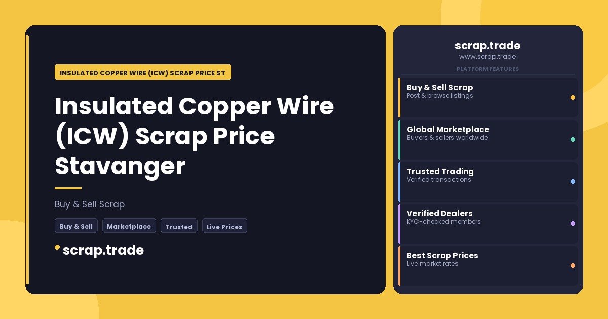Insulated Copper Wire (ICW) Scrap Price Stavanger - Insulated Copper Wire (ICW) Scrap Price Stavanger