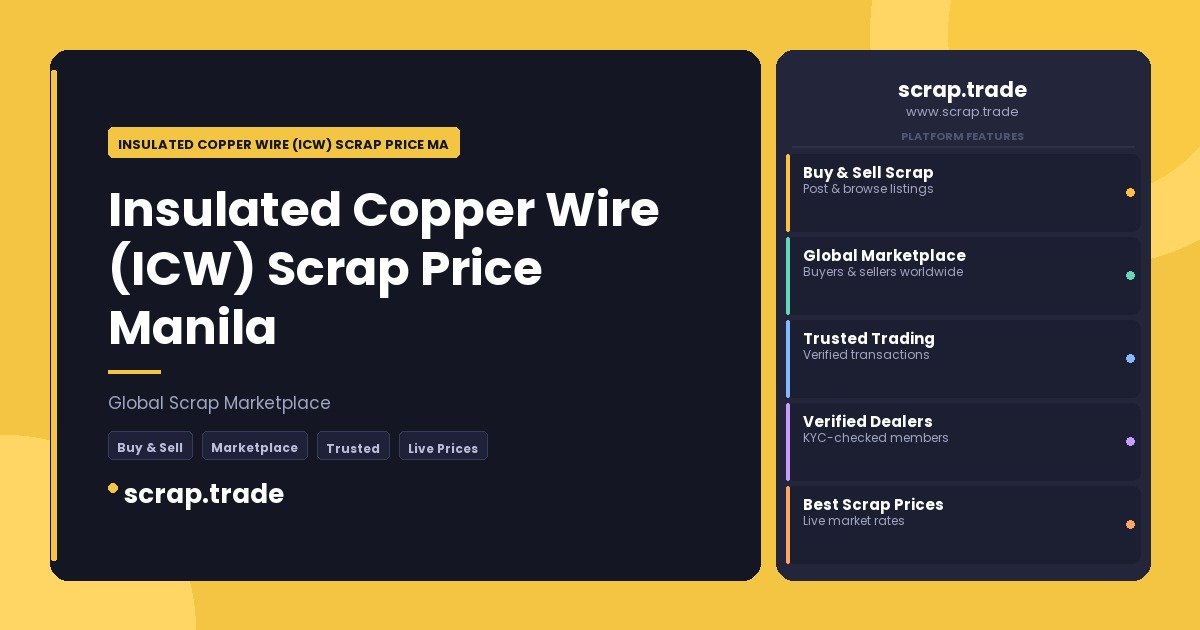 Insulated Copper Wire (ICW) Scrap Price Manila - Insulated Copper Wire (ICW) Scrap Price Manila