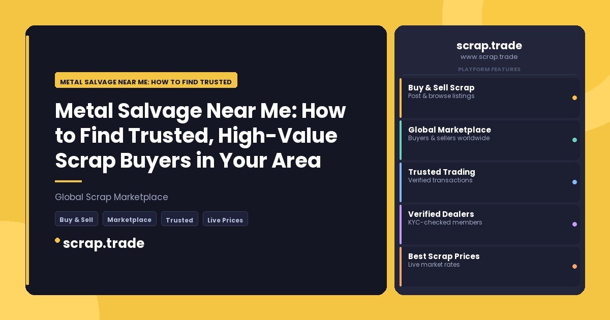 Metal Salvage Near Me: How to Find Trusted - Metal Salvage Near Me: How to Find Trusted