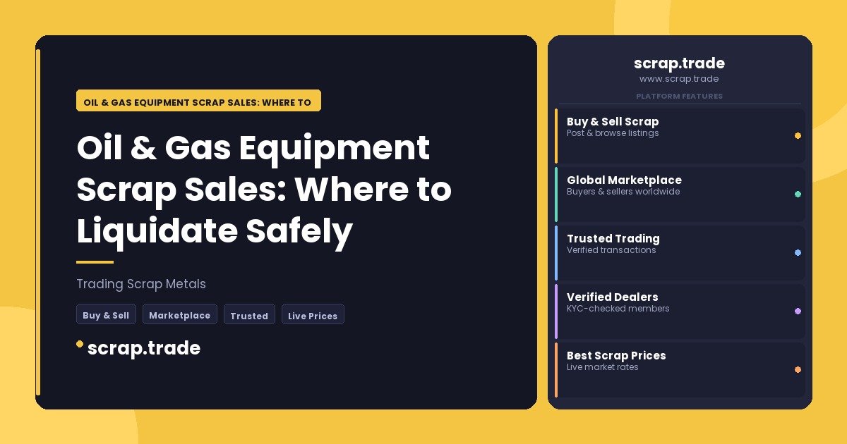 Oil & Gas Equipment Scrap Sales: Where to Liquidate Safely - Oil & Gas Equipment Scrap Sales: Where to Liquidate Safely