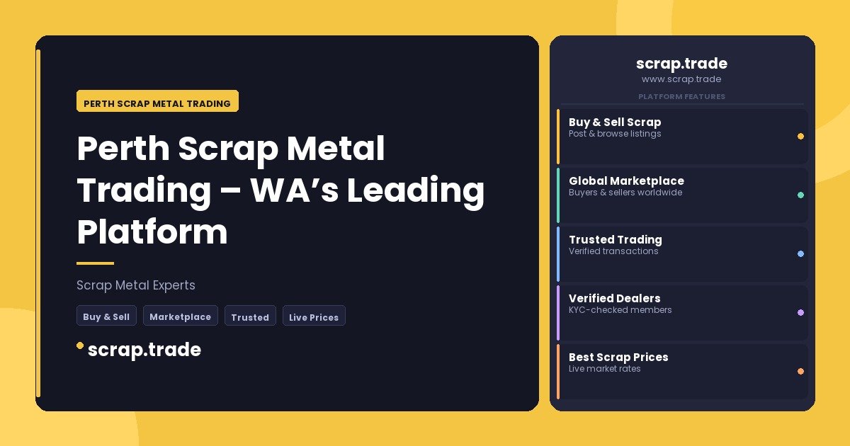 Perth Scrap Metal Trading - Perth Scrap Metal Trading