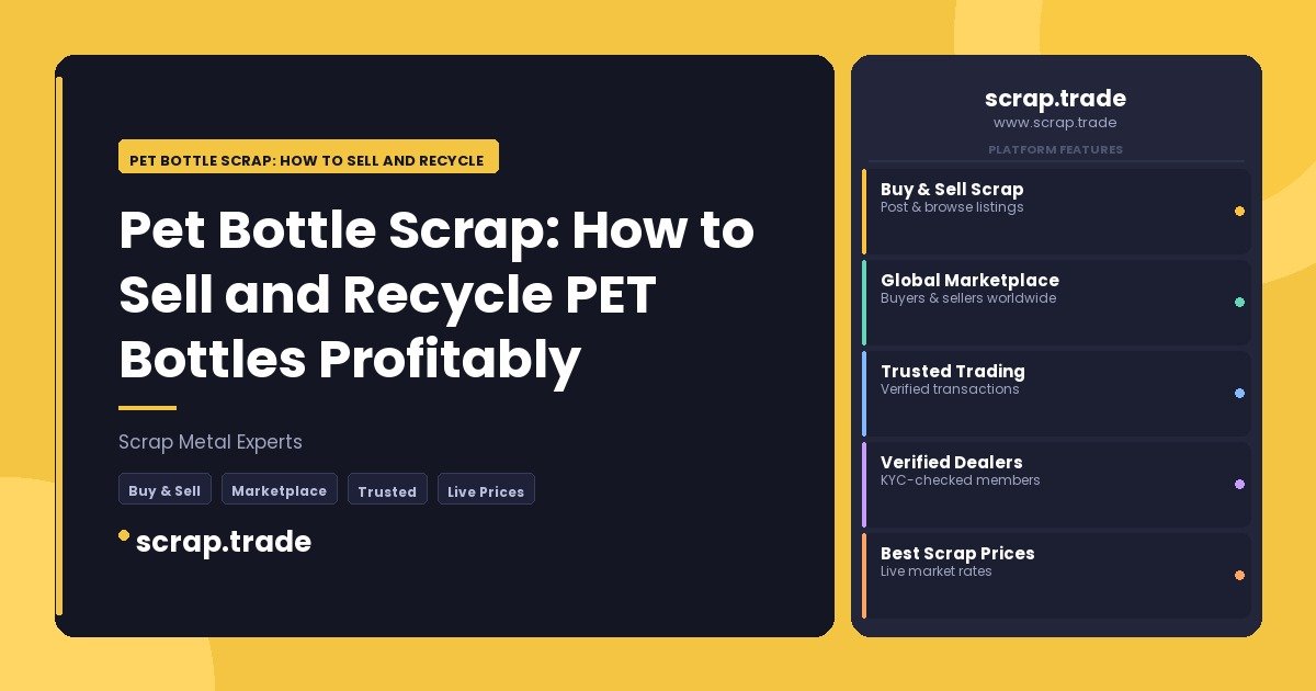 Pet Bottle Scrap: How to Sell and Recycle PET Bottles Profitably - Pet Bottle Scrap: How to Sell and Recycle PET Bottles Prof