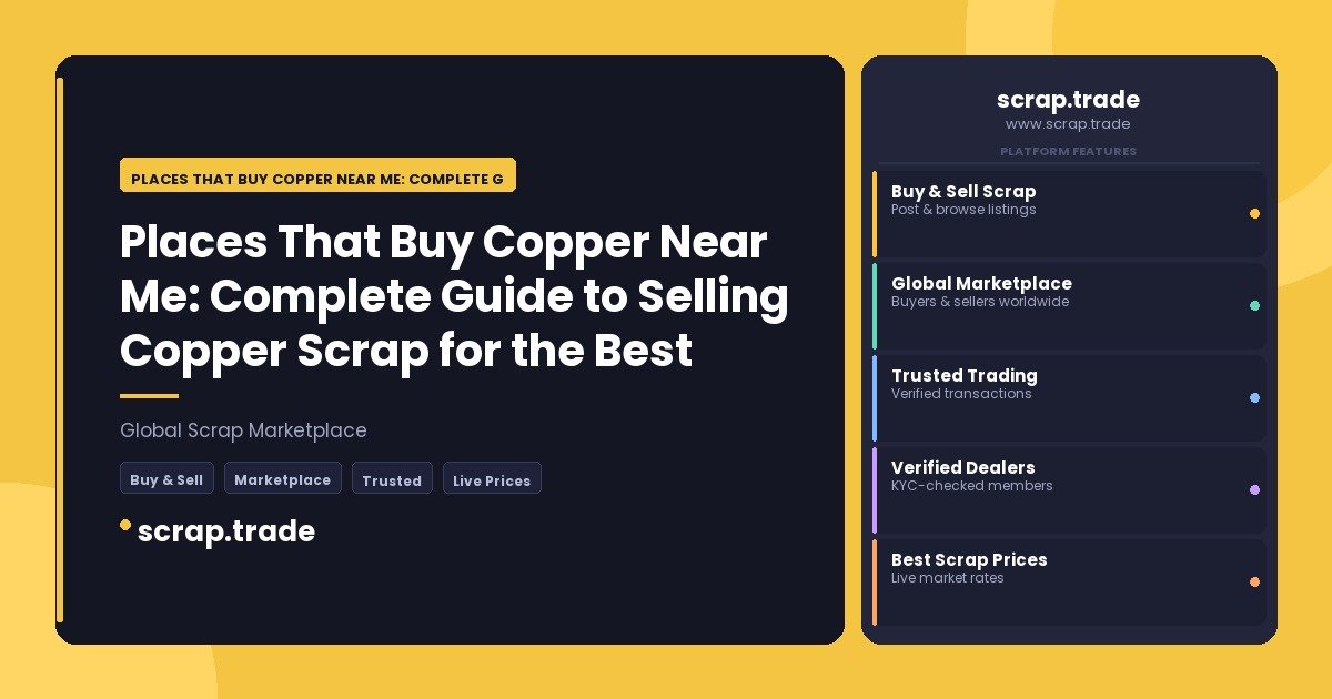 Places That Buy Copper Near Me: Complete Guide to Selling Copper Scrap for the Best - Places That Buy Copper Near Me: Complet