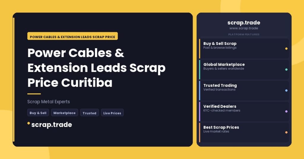 Power Cables & Extension Leads Scrap Price Curitiba - Power Cables & Extension Leads Scrap Price Curitiba
