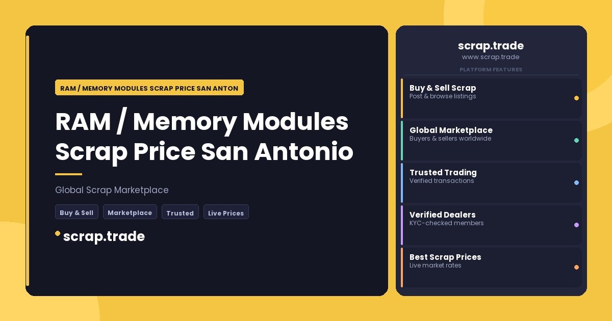 RAM / Memory Modules Scrap Price San Antonio - RAM / Memory Modules Scrap Price San Antonio
