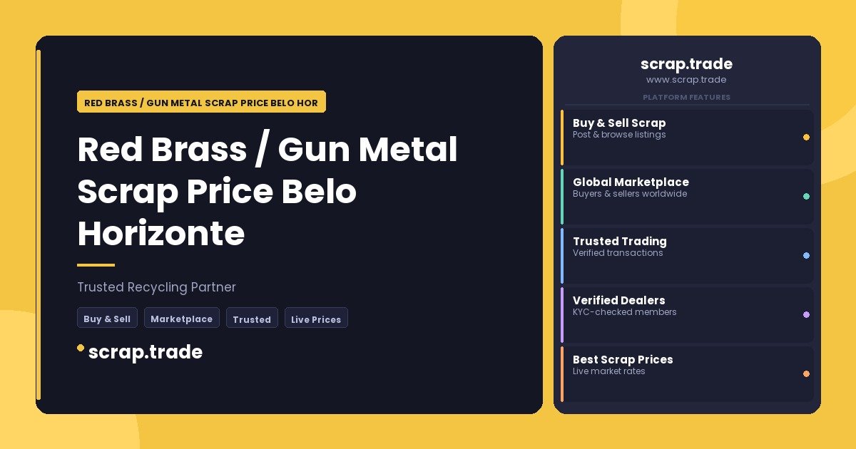 Red Brass / Gun Metal Scrap Price Belo Horizonte - Red Brass / Gun Metal Scrap Price Belo Horizonte