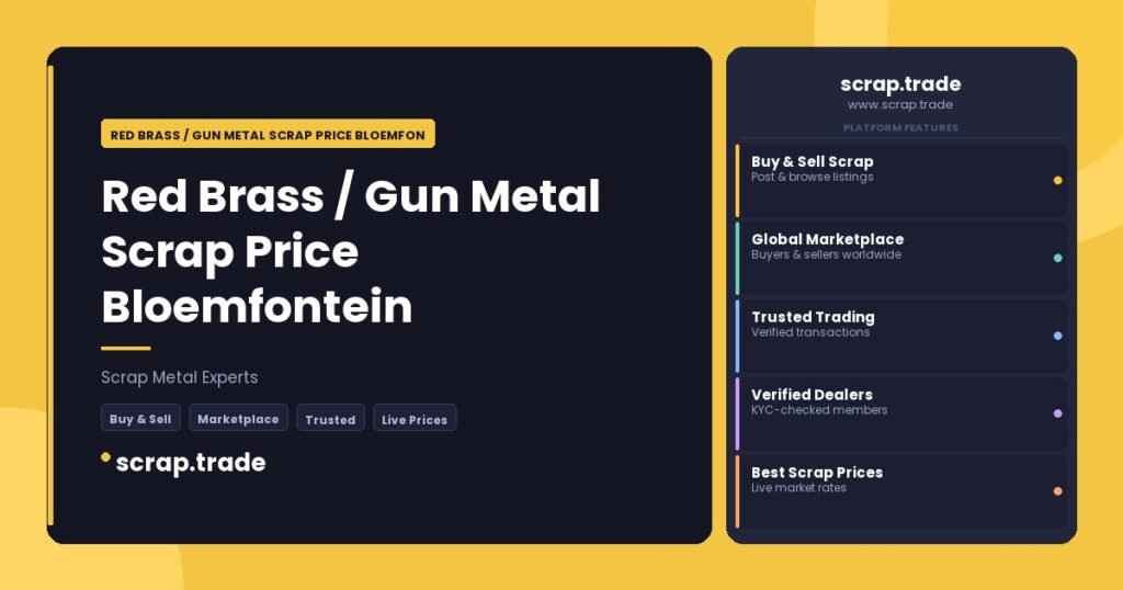 Red Brass / Gun Metal Scrap Price Bloemfontein - Red Brass / Gun Metal Scrap Price Bloemfontein