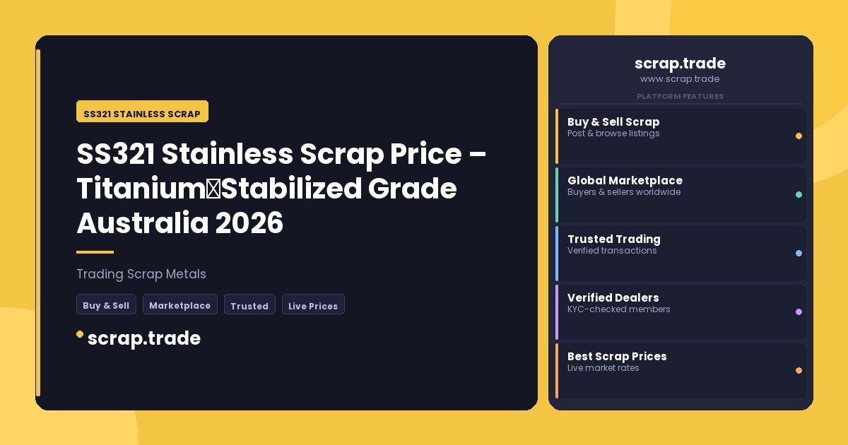 SS321 Stainless Scrap - SS321 Stainless Scrap