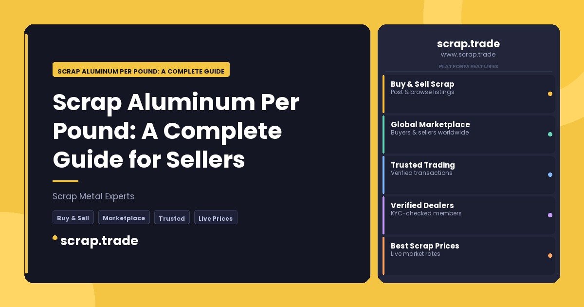 Scrap Aluminum Per Pound: A Complete Guide for Sellers - Scrap Aluminum Per Pound: A Complete Guide for Sellers