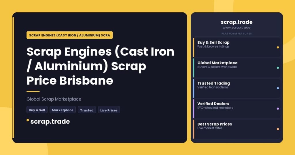 Scrap Engines (Cast Iron / Aluminium) Scrap Price Brisbane - Scrap Engines (Cast Iron / Aluminium) Scrap Price Brisbane