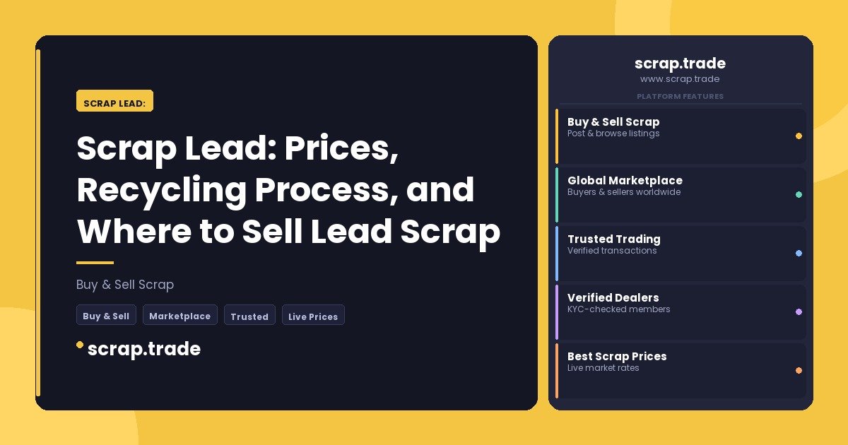 Scrap Lead: Prices - Scrap Lead: Prices