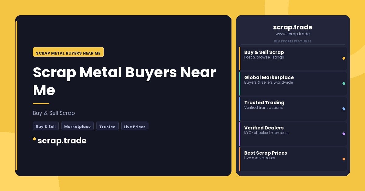 Scrap Metal Buyers Near Me - Scrap Metal Buyers Near Me