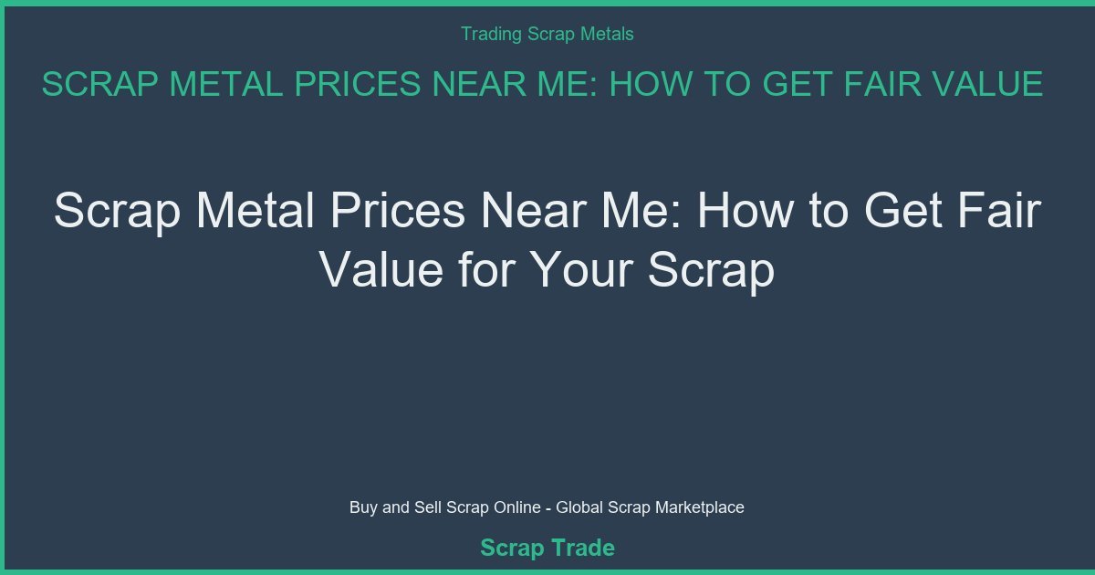 Scrap Metal Prices Near Me: How to Get Fair Value for Your Scrap - Scrap Metal Prices Near Me: How to Get Fair Value for Your