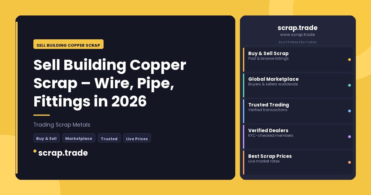 Sell Building Copper Scrap - Sell Building Copper Scrap