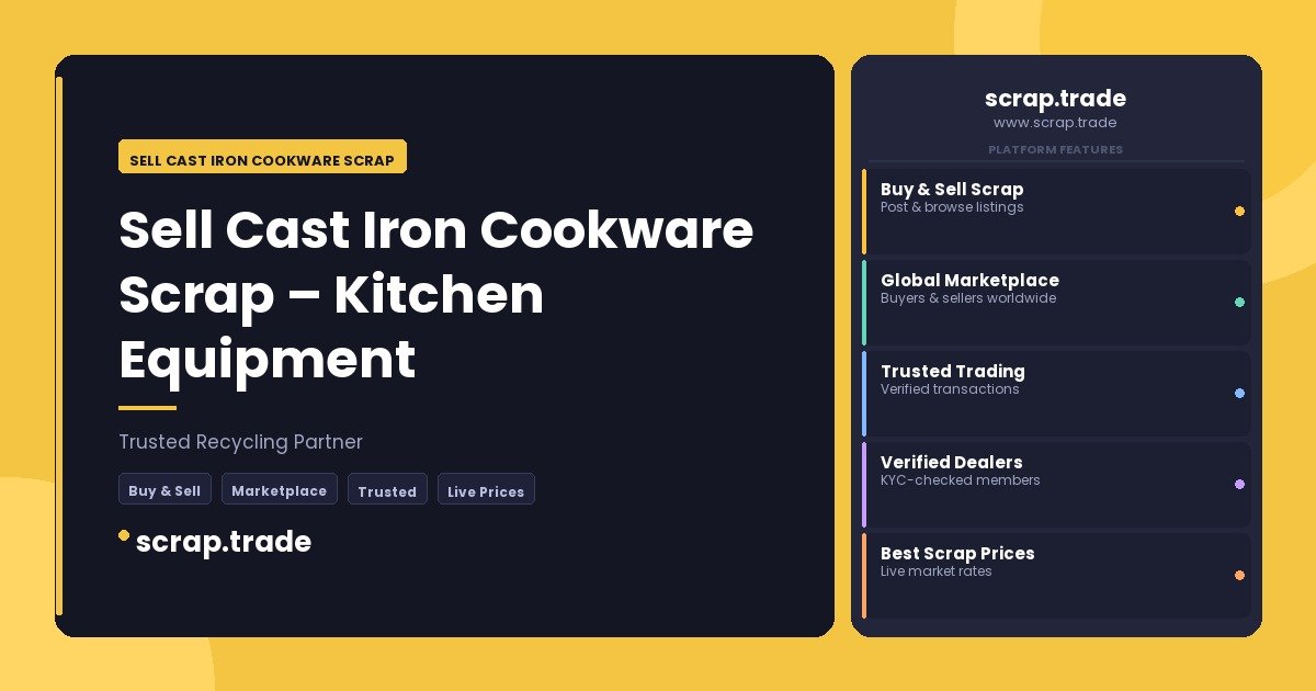 Sell Cast Iron Cookware Scrap - Sell Cast Iron Cookware Scrap