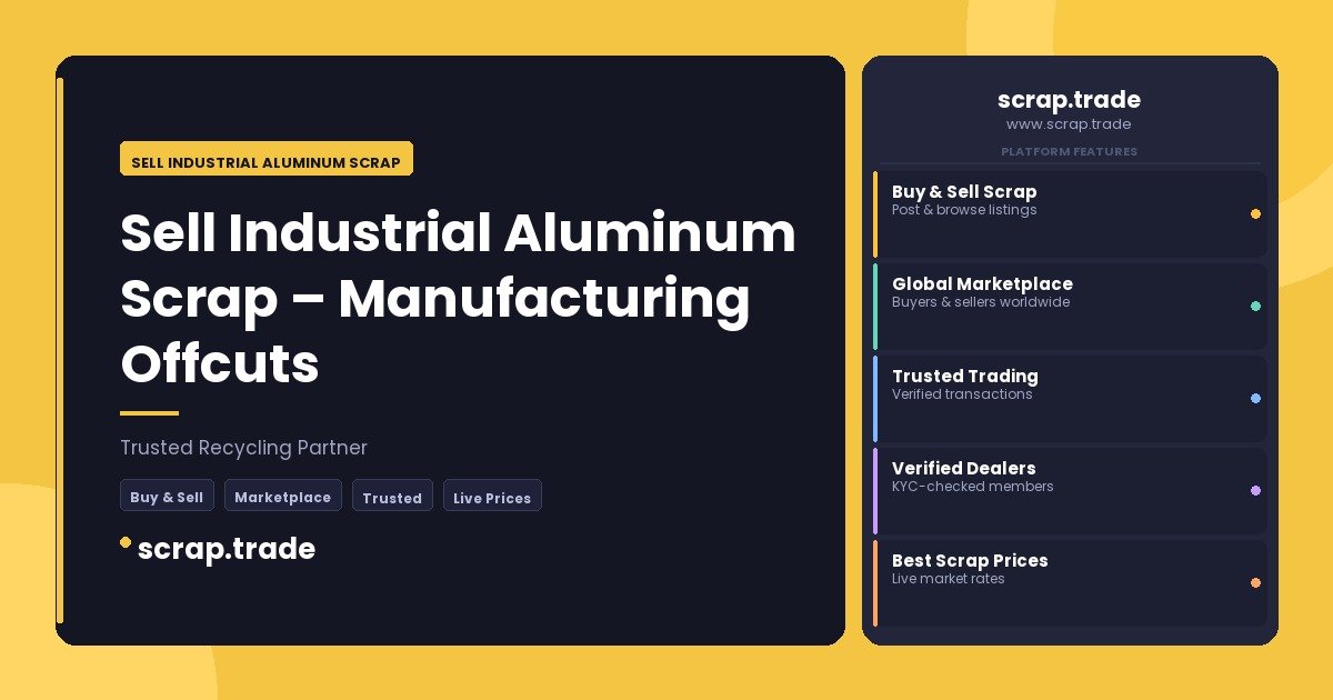 Sell Industrial Aluminum Scrap - Sell Industrial Aluminum Scrap