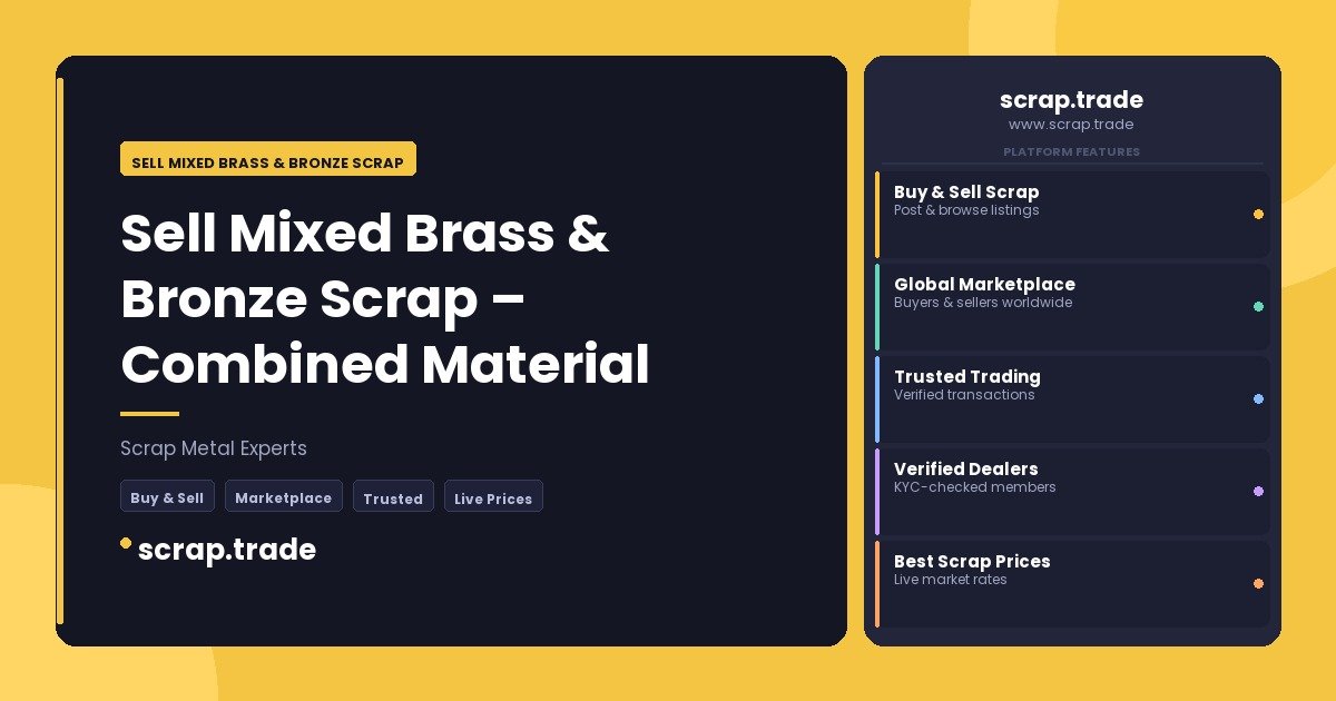 Sell Mixed Brass & Bronze Scrap - Sell Mixed Brass & Bronze Scrap