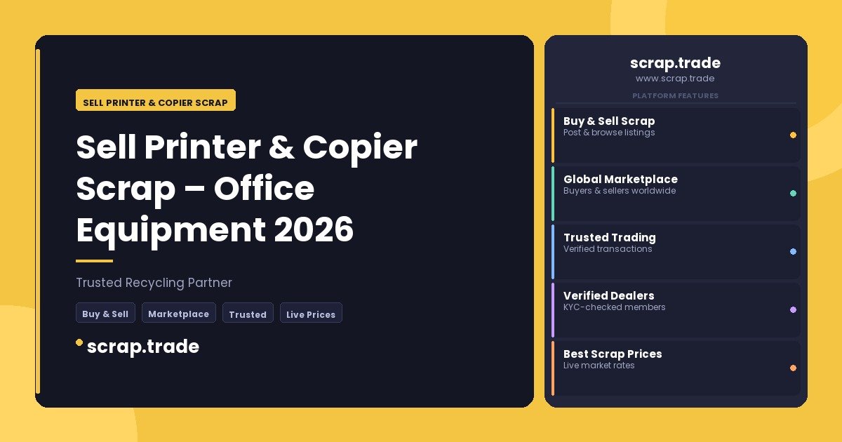 Sell Printer & Copier Scrap - Sell Printer & Copier Scrap