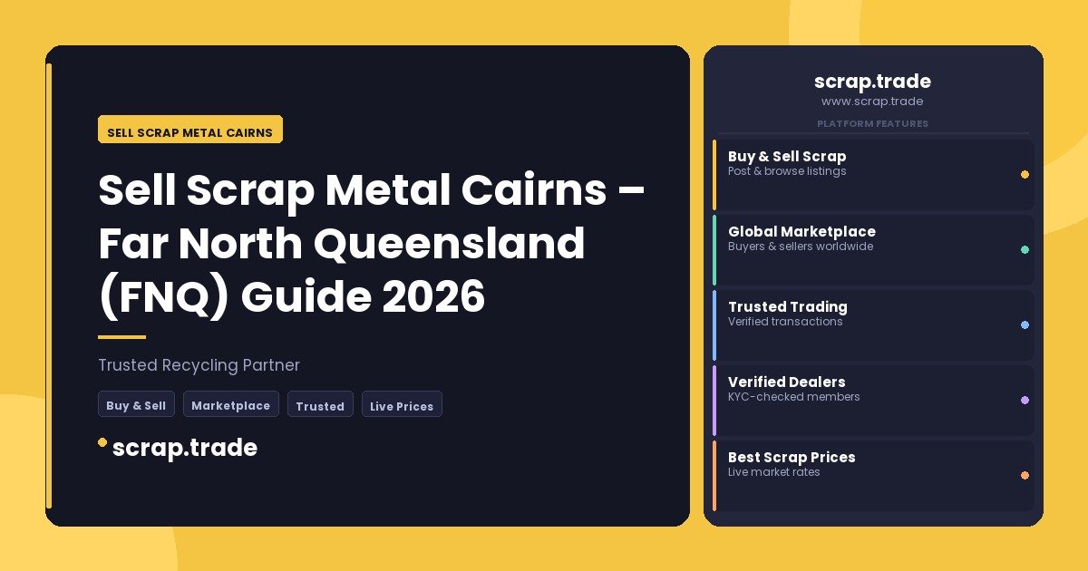 Sell Scrap Metal Cairns - Sell Scrap Metal Cairns