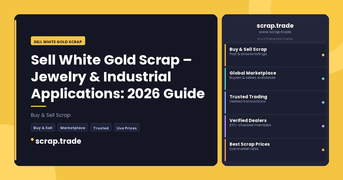 Sell White Gold Scrap - Sell White Gold Scrap