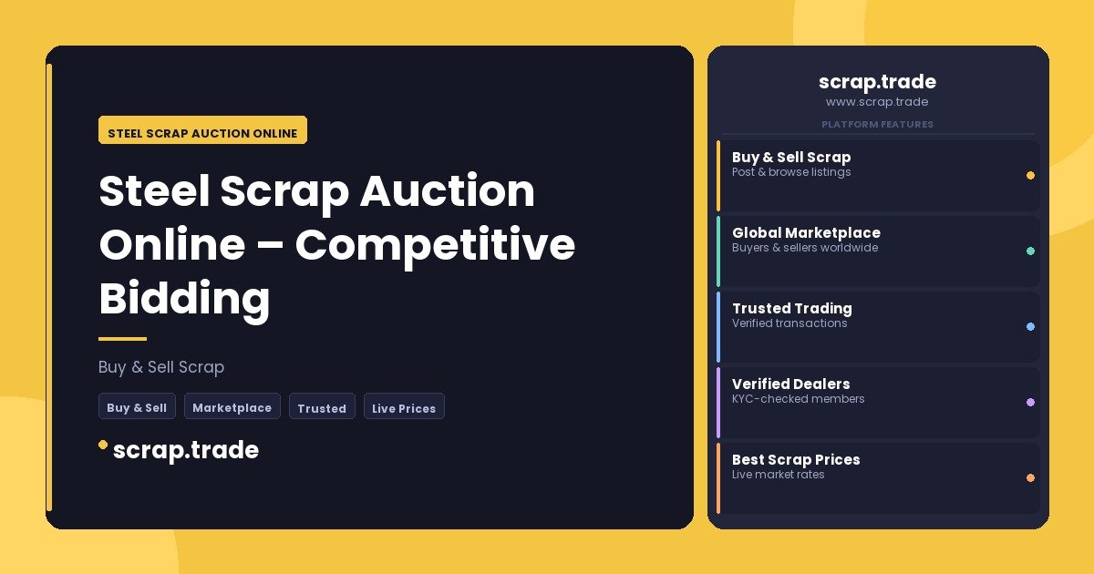 Steel Scrap Auction Online - Steel Scrap Auction Online