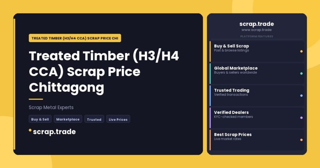 Treated Timber (H3/H4 CCA) Scrap Price Chittagong - Treated Timber (H3/H4 CCA) Scrap Price Chittagong