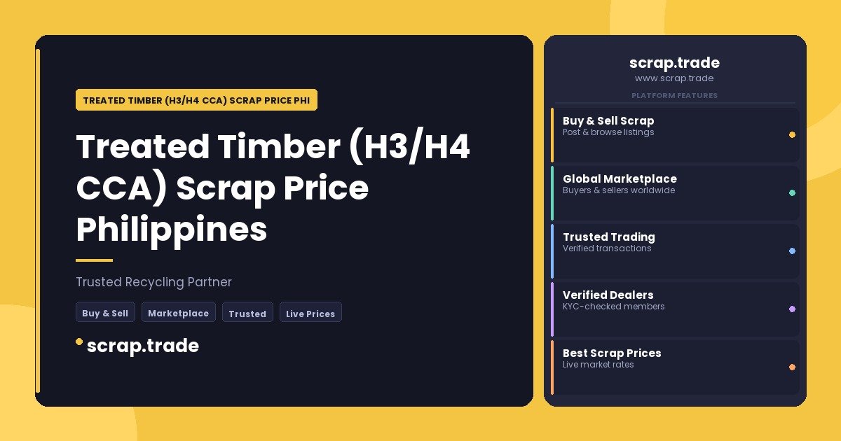 Treated Timber (H3/H4 CCA) Scrap Price Philippines - Treated Timber (H3/H4 CCA) Scrap Price Philippines