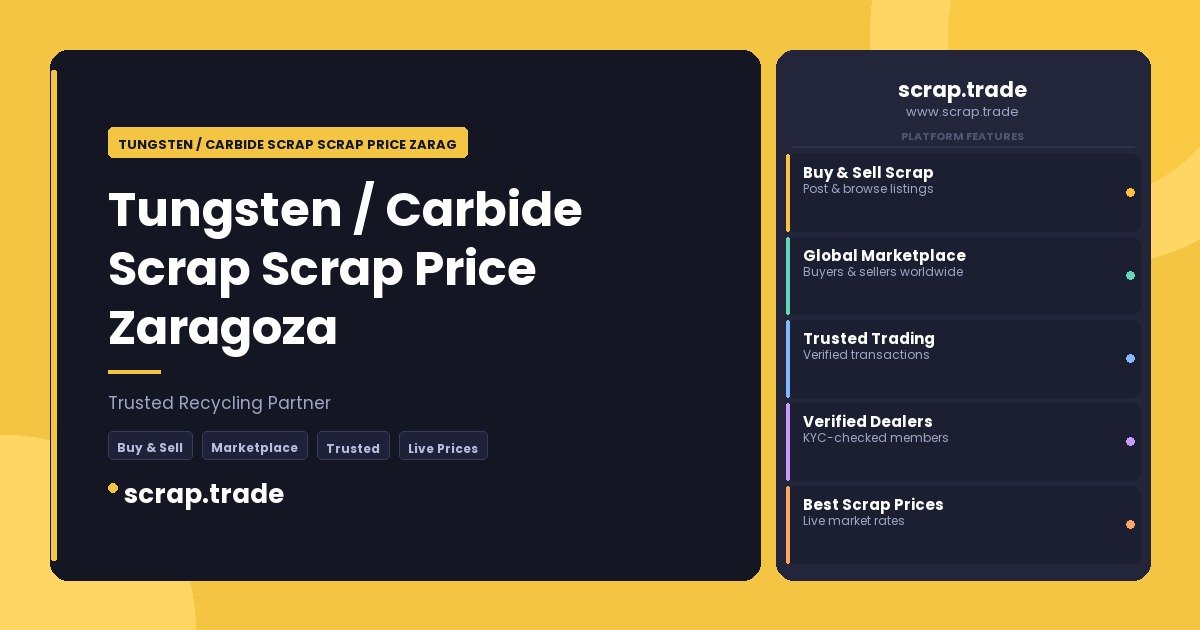 Tungsten / Carbide Scrap Scrap Price Zaragoza - Tungsten / Carbide Scrap Scrap Price Zaragoza