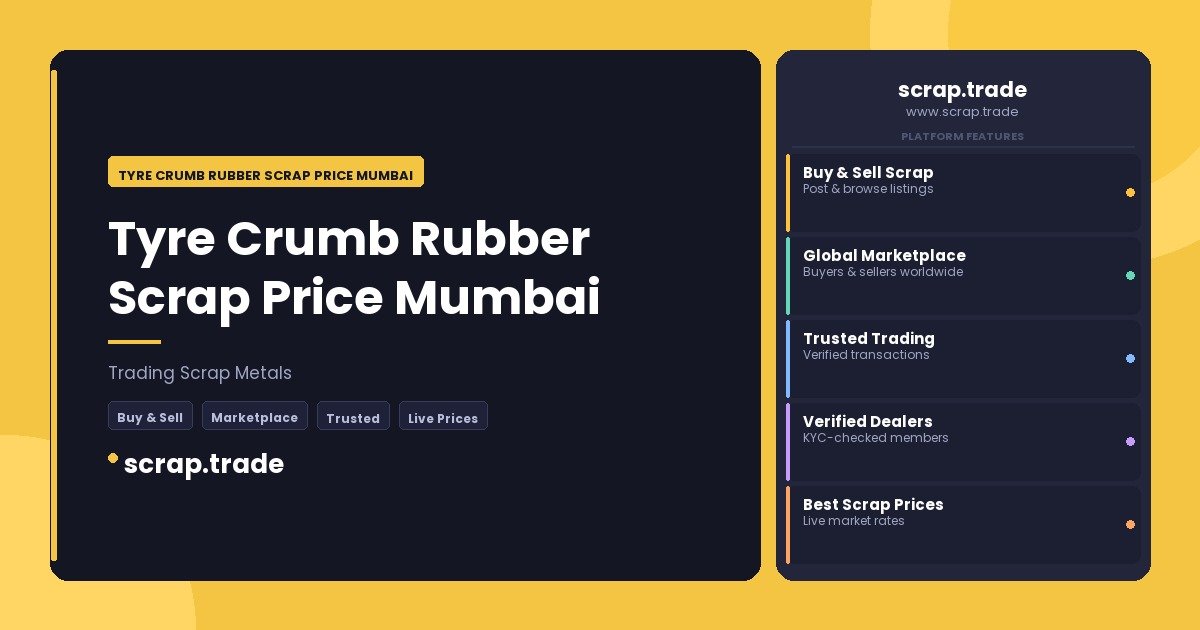Tyre Crumb Rubber Scrap Price Mumbai - Tyre Crumb Rubber Scrap Price Mumbai