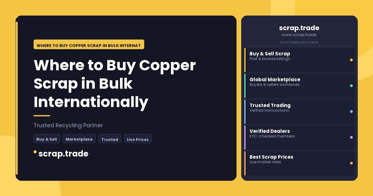 Where to Buy Copper Scrap in Bulk Internationally - Where to Buy Copper Scrap in Bulk Internationally