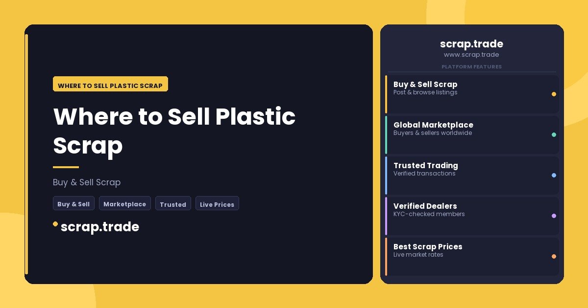 Where to Sell Plastic Scrap - Where to Sell Plastic Scrap