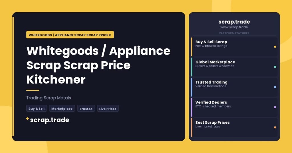 Whitegoods / Appliance Scrap Scrap Price Kitchener - Whitegoods / Appliance Scrap Scrap Price Kitchener